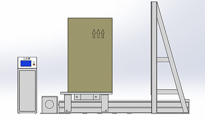 3D Views of the Horizontal Impact Tester