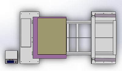 3D Views of the Horizontal Impact Tester
